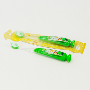 Cepillo de Dientes Luminoso para Niños, Cabezal de Cepillo Suave, Limpia la Lengua, Agarre Cómodo, Base con Ventosa - Product Image 5