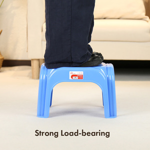 Cartoon Printed Thickened PP Kids Step <b>Stool</b> Household Heavy-Duty Stackable <b>Stool</b> with Anti-Slip Foot Pads & Smooth Round Edges - Product Image 3