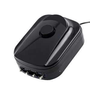 Pompe à air à faible niveau d'eau réglable, super silencieuse, 4 sorties, pour aquarium, oxygénateur pour poissons, pompe à air pour poissons koï - Product Image 1