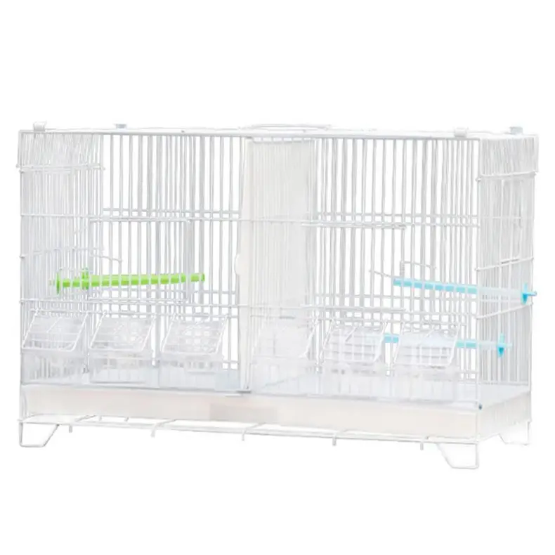 Pet Products Flight Cage Metal Steel Bird Crate, Multi-Bird Home Stackable Cage for Birds, Home Crate for Extra-Small Pet