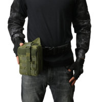 Pochette tactique EMT Molle, pochettes médicales Molle détachables, trousse de premiers soins détachable, sac de survie d'urgence pour les voyages, la randonnée en plein air