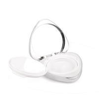 Boîte à fond de teint triangulaire mini en ABS recyclable de 15g, personnalisable, pour BB Air Cushion et CC – Approvisionnement direct usine