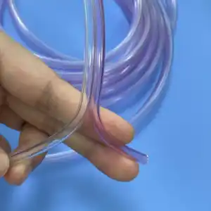 Nhà Máy Giá Y Tế cấp chính xác đùn nhựa KÉP ĐÔI kênh mềm <span class=keywords><strong>PVC</strong></span> đôi ống - Product Image 4