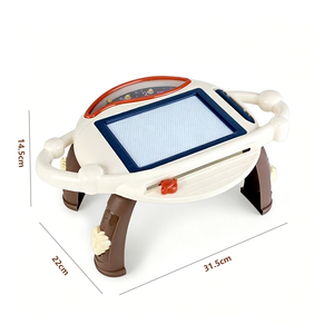 Table de dessin magnétique 2 en 1 sur le thème de l'espace <span class=keywords><strong>avec</strong></span> <span class=keywords><strong>jeu</strong></span> de labyrinthe en marbre pour les tout-petits, apprentissage précoce et <span class=keywords><strong>jeu</strong></span> créatif - Product Image 6