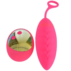 Control remoto inalámbrico recargable por USB Ben Wa Ball Kegel balls mancuerna de silicona vaginal para mujer - Product Image 1
