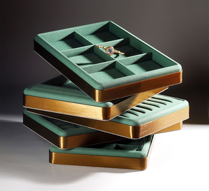 SL Wholesale Jewelry <strong>Display</strong> Organizer New Material Stackable Tray for <strong>Ring</strong> Necklace Earrings Bracelet <strong>Display</strong> Jewelry Container - Product Image 2