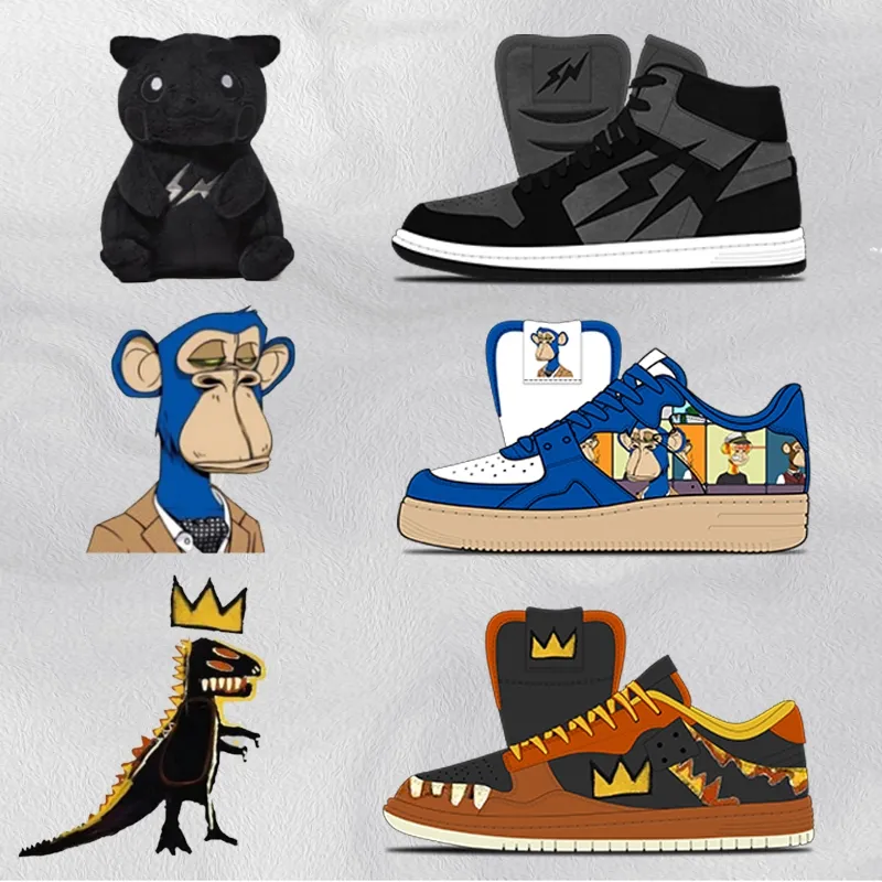 KICK GROUND Zapatos Personalizados China Manufacturers custom Logo Designer For Sneakers Socks Hat T-shirt Custom Shoe Maker
