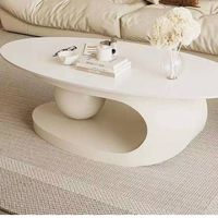 Moderner Luxus Wohnzimmer Ovaler Couchtisch Großformatiges Teeball-Design Wohnmöbel aus Metall