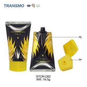 Tube vide pour crème pour les mains, tube à presser, logo noir, tubes vides pour crème pour les mains, emballage de flacon - Product Image 3