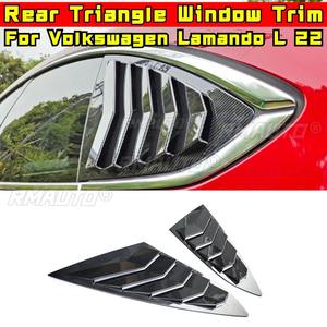 Para Volkswagen Lamando L 2022, embellecedor de ventana trasera triangular tipo aleta de tiburón, kit de carrocería, cubierta embellecedora de ventana de ventilación lateral trasera, pieza exterior - Product Image 1