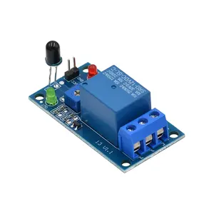 적외선 1 채널 5V 12V 화염 감지 센서 모듈 화재 경보 센서 릴레이 모듈 <span class=keywords><strong>Arduino</strong></span> 사용자 정의 중국 제조업체 - Product Image 6
