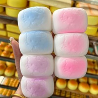 Jouet Squishy Lapin Guimauve en Mousse PU à Remontée Lente, Doux à Presser, Jouet Sensoriel Anti-Stress, Vente en Gros