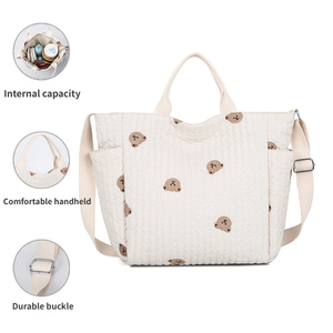 Оптовая продажа, Экологичная Холщовая Сумка для мамы - Product Image 3