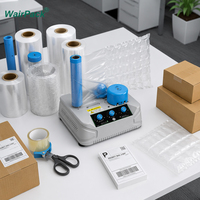 Máquina Profesional Industrial Automática para Envolver con Plástico de Burbujas, Cojín de Aire Eléctrico para Envasado de Bebidas y Alimentos