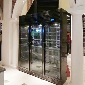 Refroidisseur de vin à double zone personnalisé Système de refroidissement à ventilateur unique pour l'installation du sous-sol Stockage de boissons Réfrigérateur à vin - Product Image 2