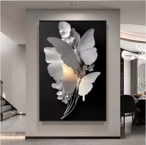Peintures murales décoratives de luxe modernes, peintures en porcelaine de cristal pour la décoration de la maison - Product Image 2