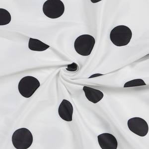 Vestido Casual Mini con Corte Sexy y Puntos Ondulados, Vestido Abullonado con Cuello en V, Vestidos de Mujer con Puntos Blancos y Negros - Product Image 6