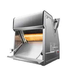 Commercial Electric Bread Slicer ,0.8-1.2Mm Multiple High Speed Bread Slicer Cutting Machine. Stainless Steel Provided Blade