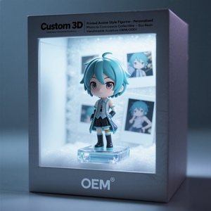 Vente en gros de figurines d'anime en résine PVC, jouets en vinyle 3D Kawaii, fabricant de figurines d'action personnalisées, boîte mystère, porte-clés en caoutchouc, ornement - Product Image 1