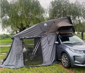 Overland açık kamp araba çadırı yan güneşlik çadır araba kuyruk tente maç çatı üst çadır araba çatı çadırı ek tente - Product Image 2
