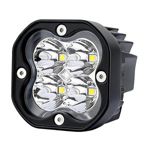 Nuevo Diseño de Faros Delanteros de Aluminio para Motocicleta, Luces de Trabajo LED de 3 Pulgadas y 4 Lentes, Resistentes al Agua, Foco de 40W para Autos, Camiones y Todoterreno - Product Image 5