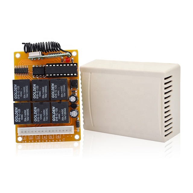 12V 4CH Channel Wireless Remote Control Radio Relay Switch Transceiver Receiver