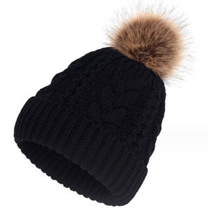 <span class=keywords><strong>Bonnet</strong></span> d'hiver épais et chaud, doublé en polaire, avec tête de mort, pour femmes - Product Image 2