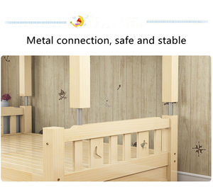 Hot Selling Modern Solid Wood Bunk <b>Bed</b> for Kids Bedroom Furniture - Product Image 4