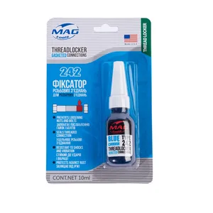 Kualitas asli 242 grosir kualitas tinggi penjualan paling laris lem super anaerob biru threadlocker untuk threadlock