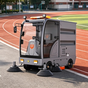 Balayeuse industrielle commerciale mécanique entièrement fermée CleanHorse M11 Ride-On, nouvelle, avec batterie 48V200Ah, <span class=keywords><strong>nettoyage</strong></span> 1500-2300mm - Product Image 3