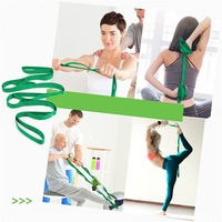 Banda Elástica de Resistencia para Yoga y Deportes, con Múltiples Anillos, para Fisioterapia, de Polipropileno