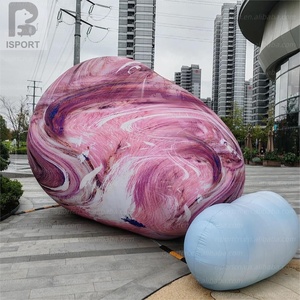Roccia Gonfiabile Luminosa a LED, Decorazione Artistica a Forma di Pietra per Eventi all'Aperto/Installazioni Urbane/Festival Notturni/Esposizioni nei Centri Commerciali - Product Image 4