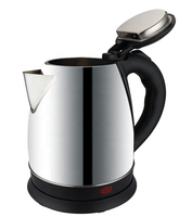 Bouilloire Électrique en Acier Inoxydable de 1,8 Litre, Certifiée CB CE, Prix de Gros Usine, Vente Chaude