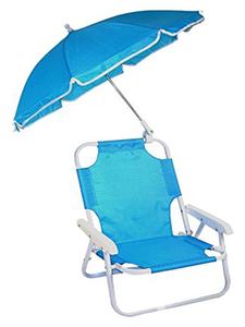 बच्चों के साथ तह समुद्र तट कुर्सी बच्चों Foldable शिविर कुर्सी छाता - Product Image 2