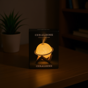 <b>Humidifier</b> Moon Lamp With Mist Light For Bedroom Desk Decor - Product Image 3