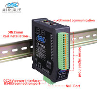 Módulo de entrada analógica de 8 canales 4-20ma Digital RS485 Modbus TCP Ethernet Remote I/O Control de acceso remoto en cascada para PLC