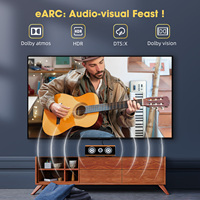 Câble HDMI Ultra HD V2.1 8K 60Hz haute vitesse 48Gbps câble HDMI 2.1 pour moniteur TV projecteur câble connecteur HDMI