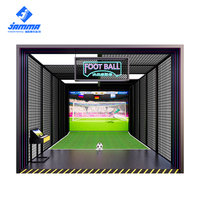 Simulador de Fútbol JAMMA, Juego Interactivo de Realidad Aumentada con Proyector Láser, Simulación Virtual de Tiros Libres, Uso en Interiores, Software Football.V 1.0