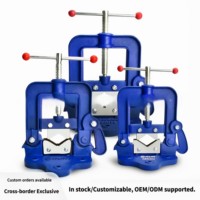 Étau de serrage robuste pour tuyaux, support de banc, pince de portique, outil de pression pour tuyaux de plomberie, OEM
