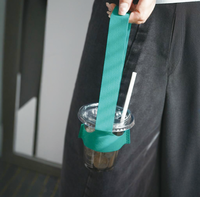 Vente en gros de housses de tasses à café en tissu imprimées sur mesure, de haute qualité, réutilisables, écologiques et tendance, pour boissons