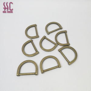 Antic ทองเหลือง32มิลลิเมตรหล่อโลหะ <span class=keywords><strong>D</strong></span> แหวนสำหรับกระเป๋า - Product Image 1