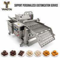 Machine industrielle d'enrobage de pâte pour anneaux d'oignon, frites et boulettes de viande