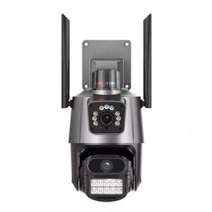 Cámara de Seguridad para Exteriores con Alarma Sonora, <span class=keywords><strong>Icsee</strong></span> 6MP, Lente Dual, Visión Nocturna, Detección de Movimiento, IP CCTV, WIFI, PTZ - Product Image 1