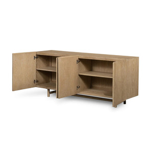 Custom Wood <b>Sideboard</b> Buffet Cabinet with Drawers and Shelves Stylish Storage Solution for Residential and Commercial Use - Product Image 6