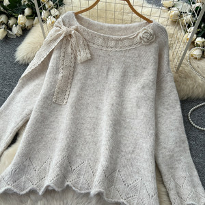 Completo Due Pezzi per <span class=keywords><strong>Donna</strong></span>: Cardigan in Maglia Morbida e Gonna a Vita Alta, Set Casual da Ufficio - Product Image 3