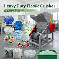 Plastic Recyclinglijn - Model 800 Crusher voor flessen, kratten en hard plastic