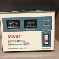 Stabilizer Tegangan Otomatis AC Satu Fasa TND 3KVA 3000 Watt Bahan Tembaga Output 220V
