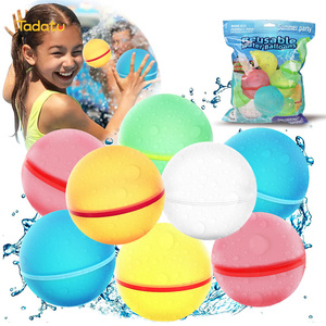 Tadatu Summer Fun Water Bombs Quick Fill Silicone Splash <strong>Balls</strong> Magnetic Reusable Water Balloons Kids Magical Water <strong>Games</strong> - Product Image 1