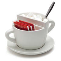 Tasse à café en céramique unique deux en un, tasse à latte blanche avec soucoupe
