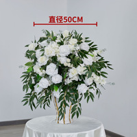 NINI Kunstmatige Rozen Groenblijvende Bloemenbal Bruiloft Boogwagen Winkelopening Hangende Decoratie Ornament Bloemdecoratie